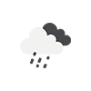 light intensity shower rain